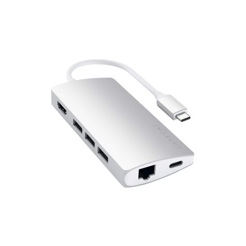 Satechi ST-TCMA2S dokkoló állomás és port replikátor USB 3.2 Gen 1 (3.1 Gen 1) Type-C Ezüst 143555243