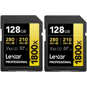 Lexar Professional 1800x 128 GB SDXC UHS-II Class 10 memóriakártya 143555858 - Memóriakártya
