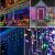 Karácsonyi RGB Színes Jégcsap Fényfüzér Hidegfehér Fényeffektes 500 Led 25m 143556413