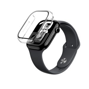Etui ze szkłem hartowanym AMAZINGTHING Radix Glass do Apple Watch 46mm – przezroczyste 143557886 - Etui do inteligentnych zegarków