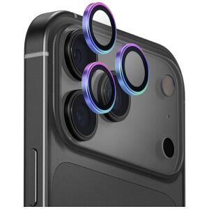 UNIQ Optix Aluminum Camera Lens Protector kamera lencse védő fólia többszínű szegéllyel applikátorral iPhone 17 Pro/17 Pro Max 143558084 - UNIQ