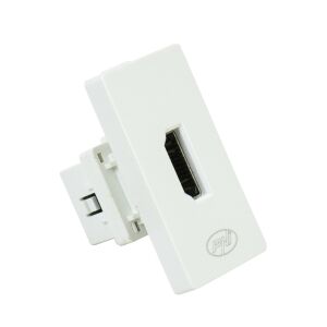 HDMI utičnica PNI HD01 modularna, ugradna montaža, bijela 143559045 - Utičnica i utikač