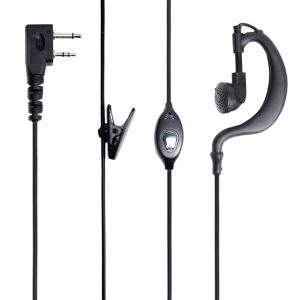 PNI HF32 Headset mit 2-poligem Midland-Anschluss, PTT-Taste und Ohrbügel - PNI