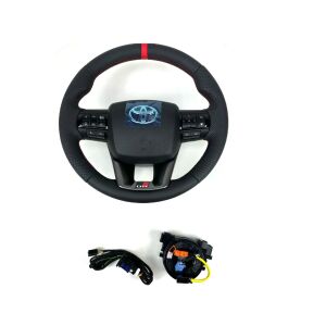 Volan din piele cu incalzire airbag si spira pentru Toyota Hilux GR 143559183 - PNI