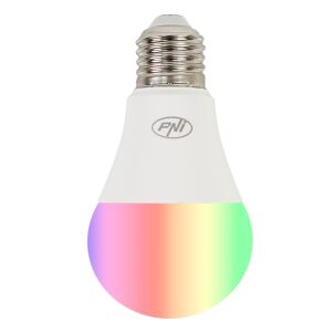 PNI SmartHome SM7RGBW LED-Glühbirne 7W RGBW-Licht einstellbar, programmierbares WiFi, Internet-Steuerung, Tuya Smart App, Amazon Alexa-kompatibel und Google Home 143559413 - PNI