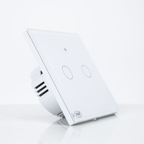 Inteligentný prepínač s PNI SafeHome PT202L WiFi touch, 10A, ovládanie pomocou aplikácie Tuya Smart, kompatibilný s Alexa a Google Assistant - Live Wire, bez nuly 143559850