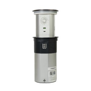 Inteligentne gniazdo PNI SmartHome WP300 WiFi, wbudowane w podłogę, 3 x schuko, 1 x USB-A, 1 x USB-C, IP65, szare 143560022 - Connector & Dugalj