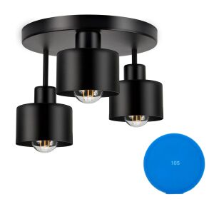 Viseći luster ADVITI RAMOS AD-LD-6258BE27M, 3xE27, 60W i dodatak Sticky Pad Blue uključen 143559988 - Lampa i rasvjeta