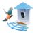 Intelligentes Vogelhäuschen PNI MyBird PT035 mit 4-MP-WLAN-Kamera und 3-W-Solarpanel, 2-l-Futtertank, spezieller Anwendung, Bewegungserkennung, Sofortbenachrichtigungen, Micro-SD-Kartensteckplatz, bid 143560571