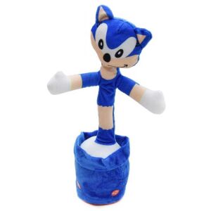 Jucărie interactivă de pluș tip Sonic - Arici cântăreț și dansator - Plușuri interactive