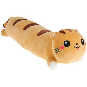 Pihe puha macska párna, barna, 80 cm, aranyos cica plüss párna - Díszpárna