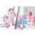 Unicorn interactiv roz de pluș care merge, merge și cântă, cu lesă și versiunea albastră