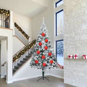 vidaXL Set de Globuri de Crăciun 4 pcs Roșu 145947601 - Decorațiuni pentru pomul de Crăciun