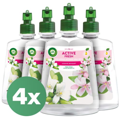 Air Wick 24/7 Active Fresh Jasmine bouquet Reîncărcare pentru odorizator de aer automat 4x228ml 145631929