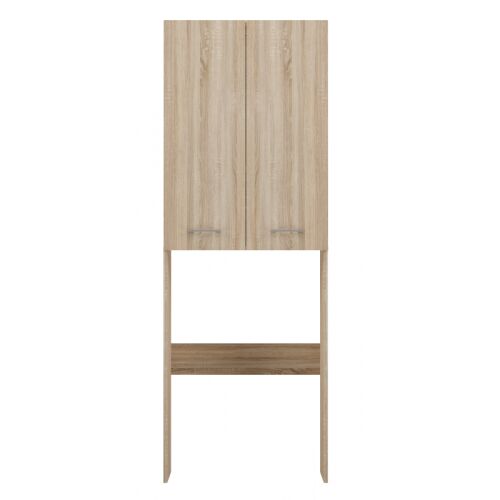 Szafka łazienkowa POLA DD Sonoma Oak nad pralkę, zamknięte drzwi