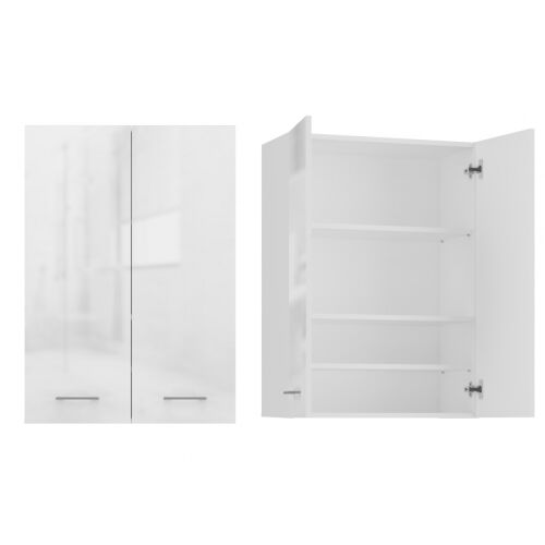 BADEZIMMER-HÄNGESCHRANK POLA MINI DD - WEISS GLÄNZEND 143565308
