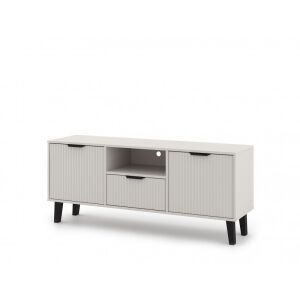 RTV SCHRANK SCANDI 2D1S SCHLANKE GERIFFELTE FRONTEN KASCHMIR BEIGE 143565267 - Wohnzimmermöbel