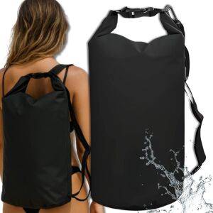 Vízálló nagy, 10 literes strandszáraz hátizsák szabadtéri tevékenységekhez