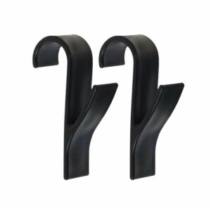 Radiátor akasztó tartóval és kampóval, fekete készlet 2 db U16CZZESTAW2