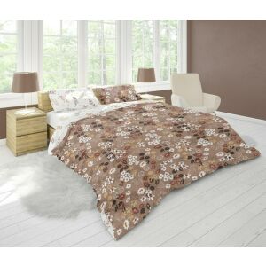 Mikroszálas ágynemű 160x200 Harmony 7 virág bézs fehér Faro