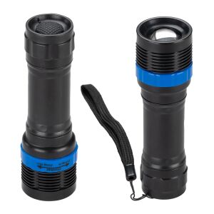 ZOOM katonai taktikai nagy teljesítményű LED zseblámpa készlet 2 db kültéri és biztonsági használatra