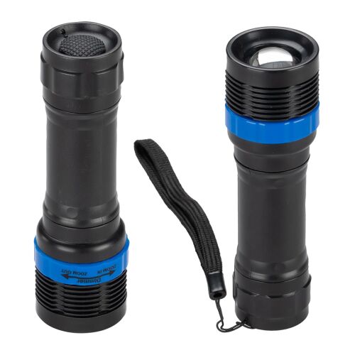 ZOOM Taktikai LED Zseblámpa 2 darabos készlet, állítható fókusz