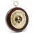 Szögletes nézet a Fischer Barometer 1366R-22-ről mahagóni alappal