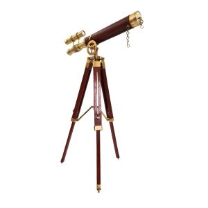 Nagy sárgaréz teleszkóp állványon - maximális magasság 57 cm - TDBL