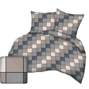 Ágynemű 140x200 kocka geometriai kockás 3D-1112E