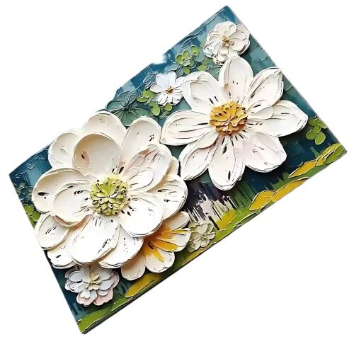 Virágmintás csúszásmentes nedvszívó fürdőszobaszőnyeg