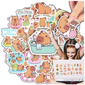 Színes motivációs matricák Kapibara 50 db gyerekeknek