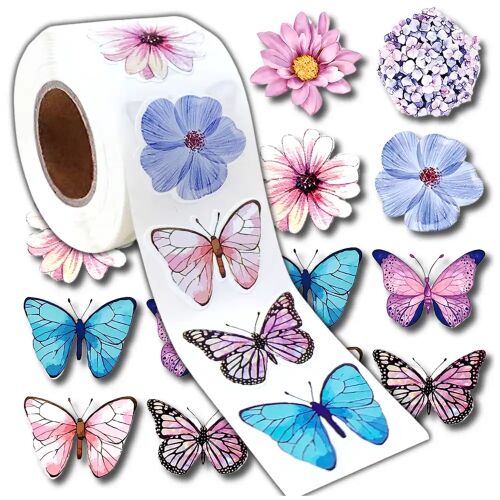 Motivációs színes matricák 500 db-os tekercsen - csokornyakkendő gyerekeknek 143569382