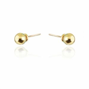 KST2224 Sebészeti acél aranyozott fülbevaló - Elegáns ékszer bármilyen alkalomra