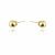KST2224 Sebészeti acél aranyozott fülbevaló - Elegáns ékszer bármilyen alkalomra 143569572