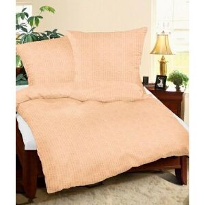 Pamut lepedő 160x200 barack 38 sima 100% pamut gomb