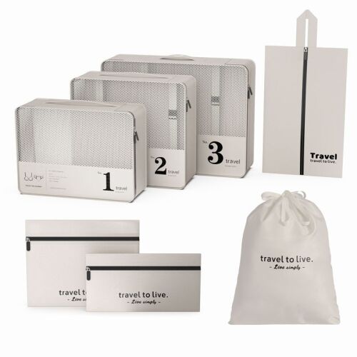 Komplett 7 részes utazó rendszerező szett, csomagolási megoldások