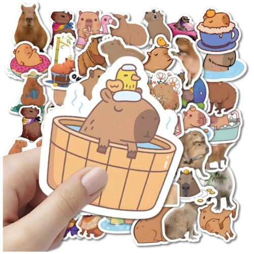 60 db Színes Motivációs Capybara matrica - Ideális barkácsolás gyerekeknek 143570042