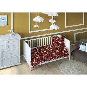 Pamut lepedő 160x200 magic mary bordeaux gyerekcipzár 3503 B KARO Dreamland 143570962 - Ágynemű - baba