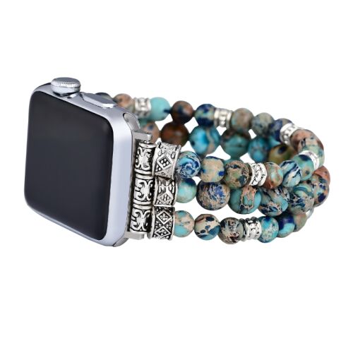 Apple Watch Band Jasper Blue és sebészeti acél (35-45 mm) 143571390