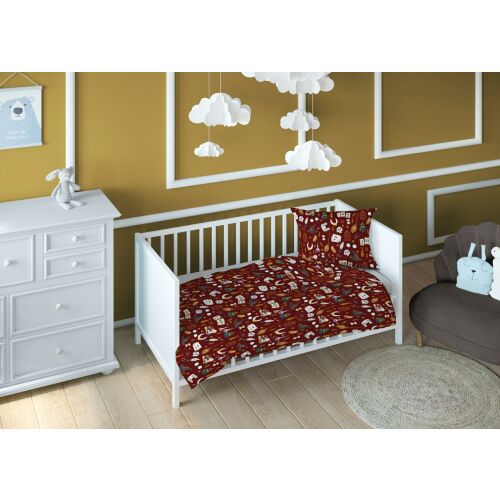 Pamut lepedő 140x200 magic mary bordeaux gyerekcipzár 3503 B KARO Dreamland 143571463