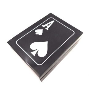 Kártyapakli elegáns műgyanta és MDF dobozban - G1228