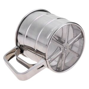 Rozsdamentes konyhai szűrő mérőpohárral