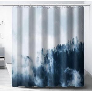 Vízálló zuhanyfüggöny 3D nyomtatással 200x180 cm ZPR22