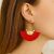 SEO terméknév: Red Bojt Hoop fülbevaló K647CZE - Elegáns ékszer minden alkalomra 143572847