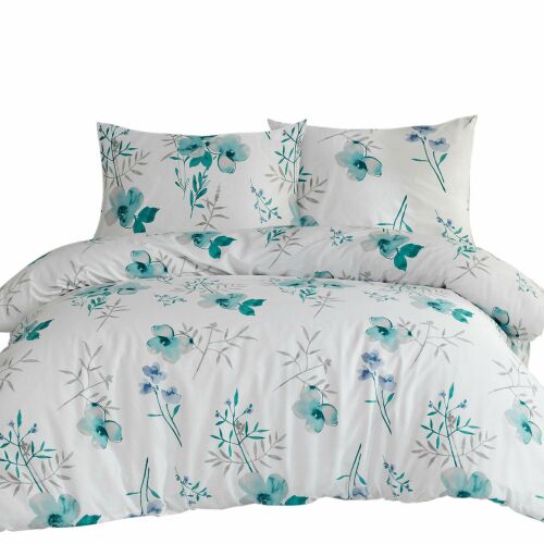 Flanelove flanel ágynemű szett virágmintával