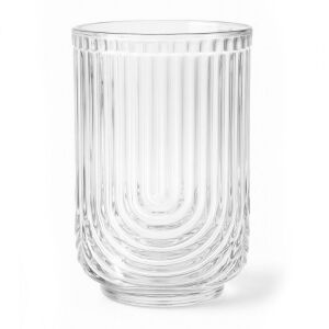 Hornyolt 420 ml-es bordázott magas pohár fehér háttérrel - Vizespohár