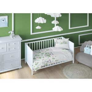 Pamut ágynemű 160x200 koala maci zöld baba ágynemű cipzárral 3269 A KARO Dreamland 143573704 - Ágynemű - baba