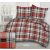 Ágynemű 200x220 kockás piros 009 143573837