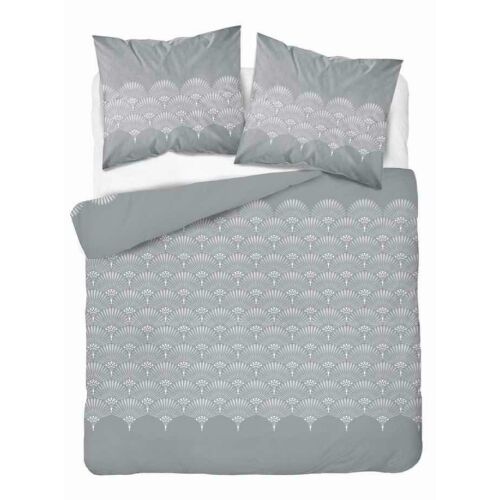 Flanel ágynemű 220x200 szürke rozetta 4951 B Flanel 2024