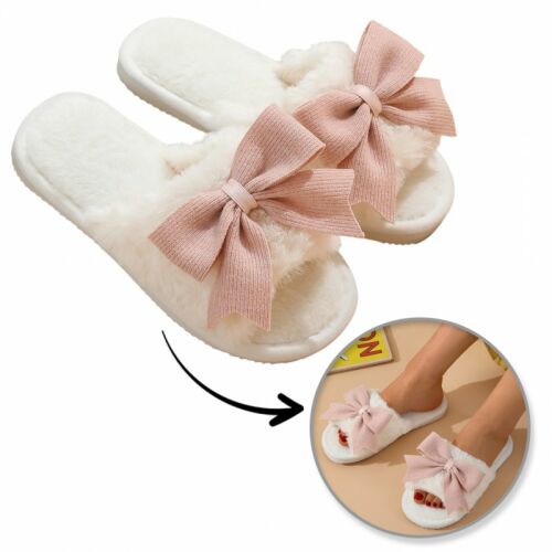 Meleg szigetelt papucs masnival, csúszásmentes, 38-as méret, PAN06R38 modell 143574589